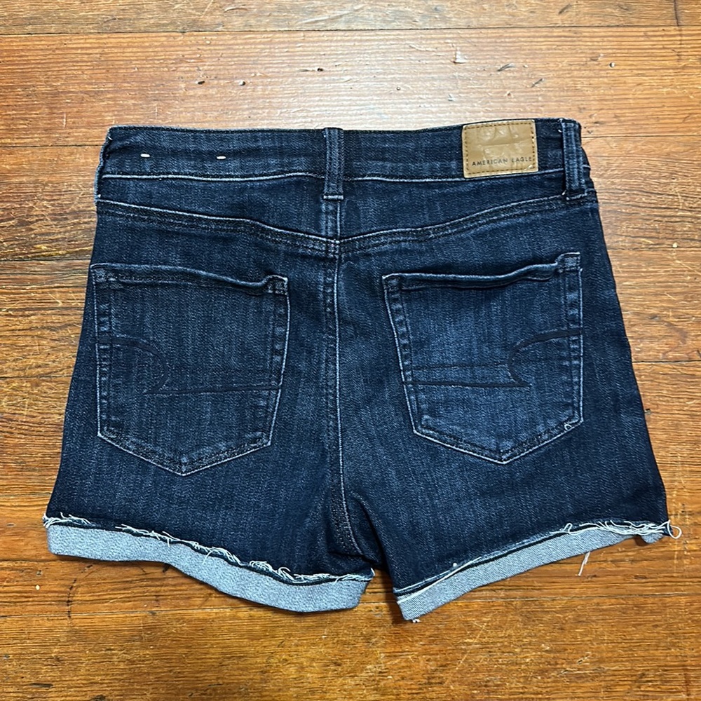 AEO Ne(x)t Level Stretch Super Hi-Rise Shortie Shorts #354N - Picture 5 of 5